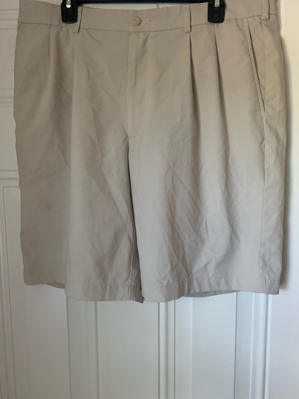 Pro Tour Men's Athletic Cool Play Shorts in Light Beige Size 36